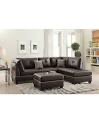 Winston porter step reversible sleeper sectional brown