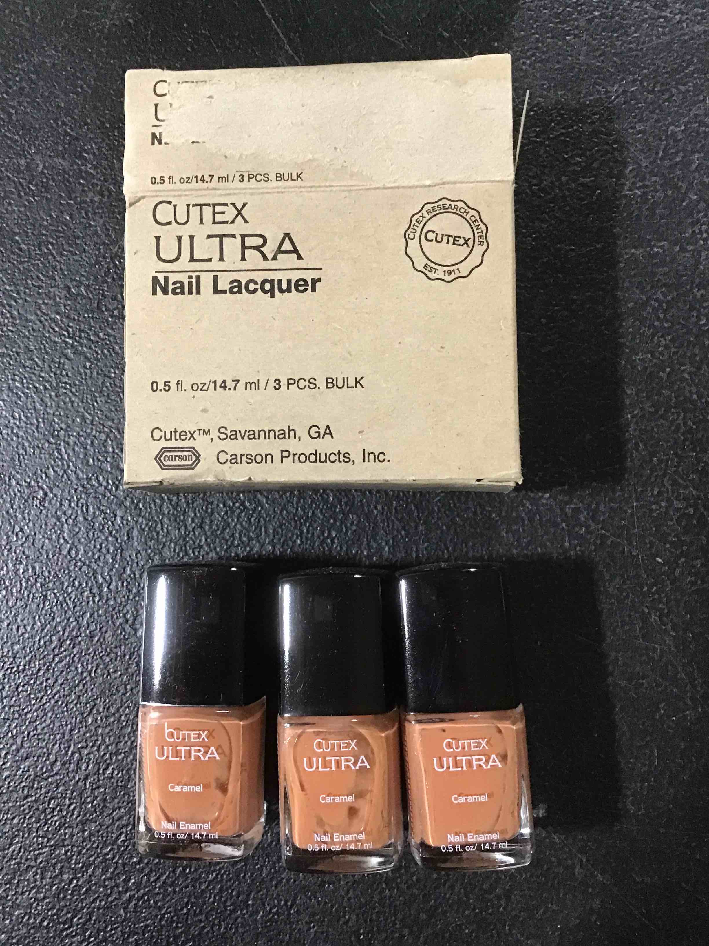 Cutex Ultra Long Wear Nail Lacquer Mars 0.5 Fl. Oz, 3 pk