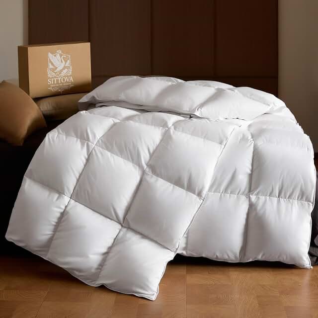 quince luxe goose down comforter twin