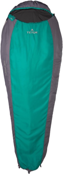 teton 20f and 5f degree sleeping bag; lightweight, warm weather mummy sleeping bags for adults and kids, camping, backpacking, hiking