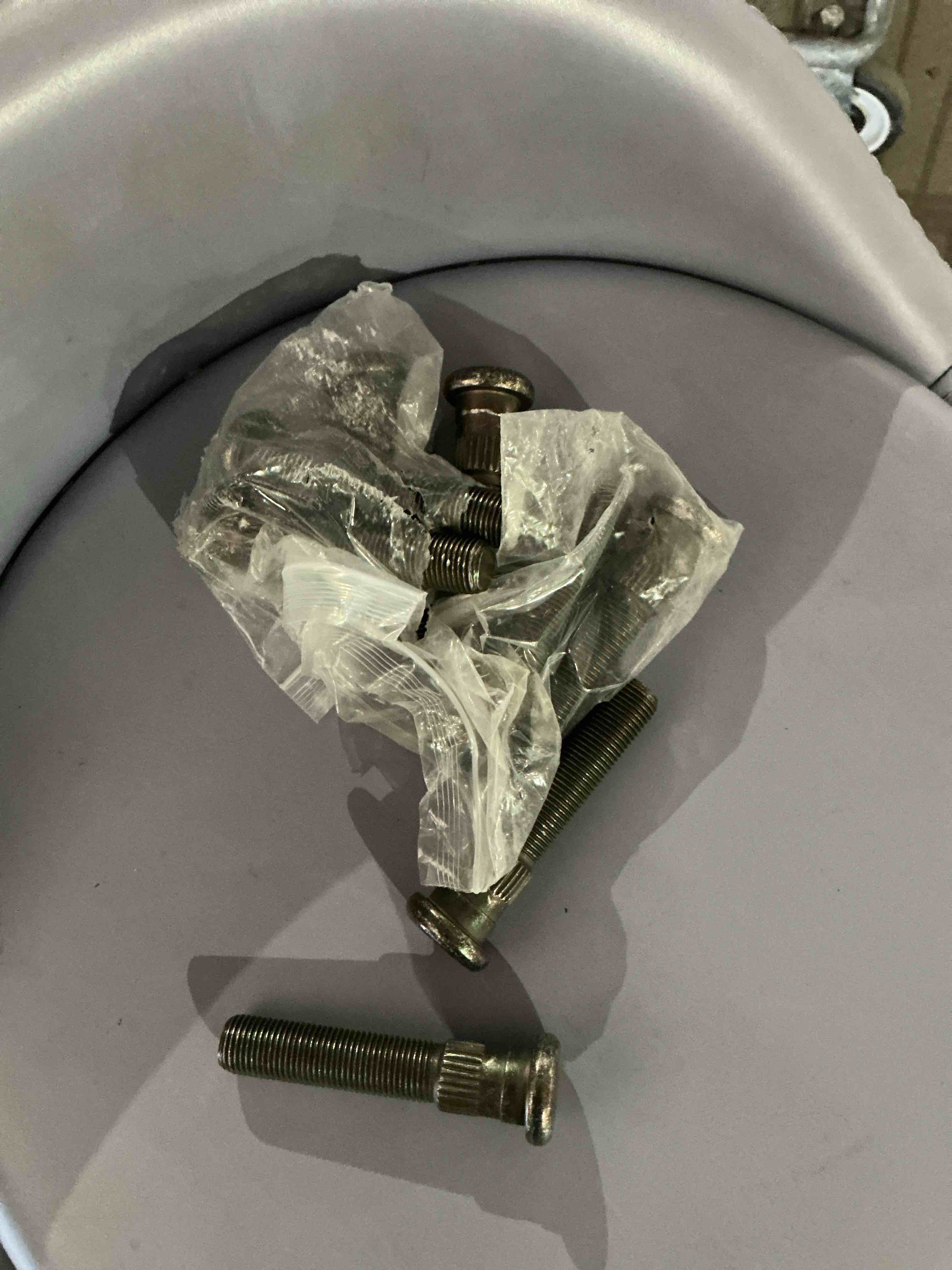 Condition photo showing As Is for dorman wheel studs