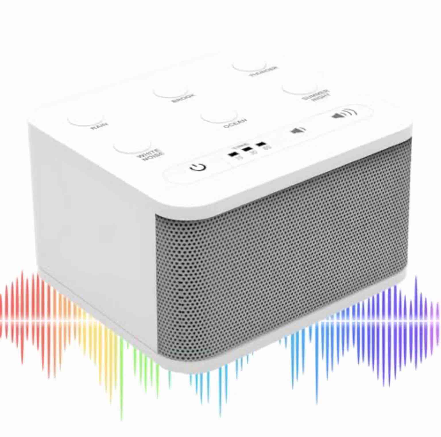 Sound Machine - White Noise Machine, Rain Machine, Portable Sleep Sound Machines, White Noise Machine for Office Privacy & Noise Canceling, White Noise Machine for Adults Sleeping, Kids Sound Machine