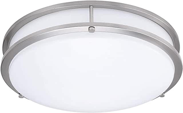 16” Dimmable Double Ring LED Ceiling Light