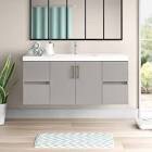 Albion 49 wall mounted single bathroom vanity set