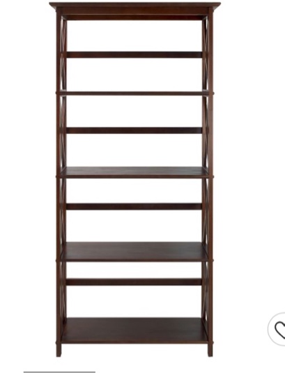 Montego 5-Shelf Bookcase - Flora Home