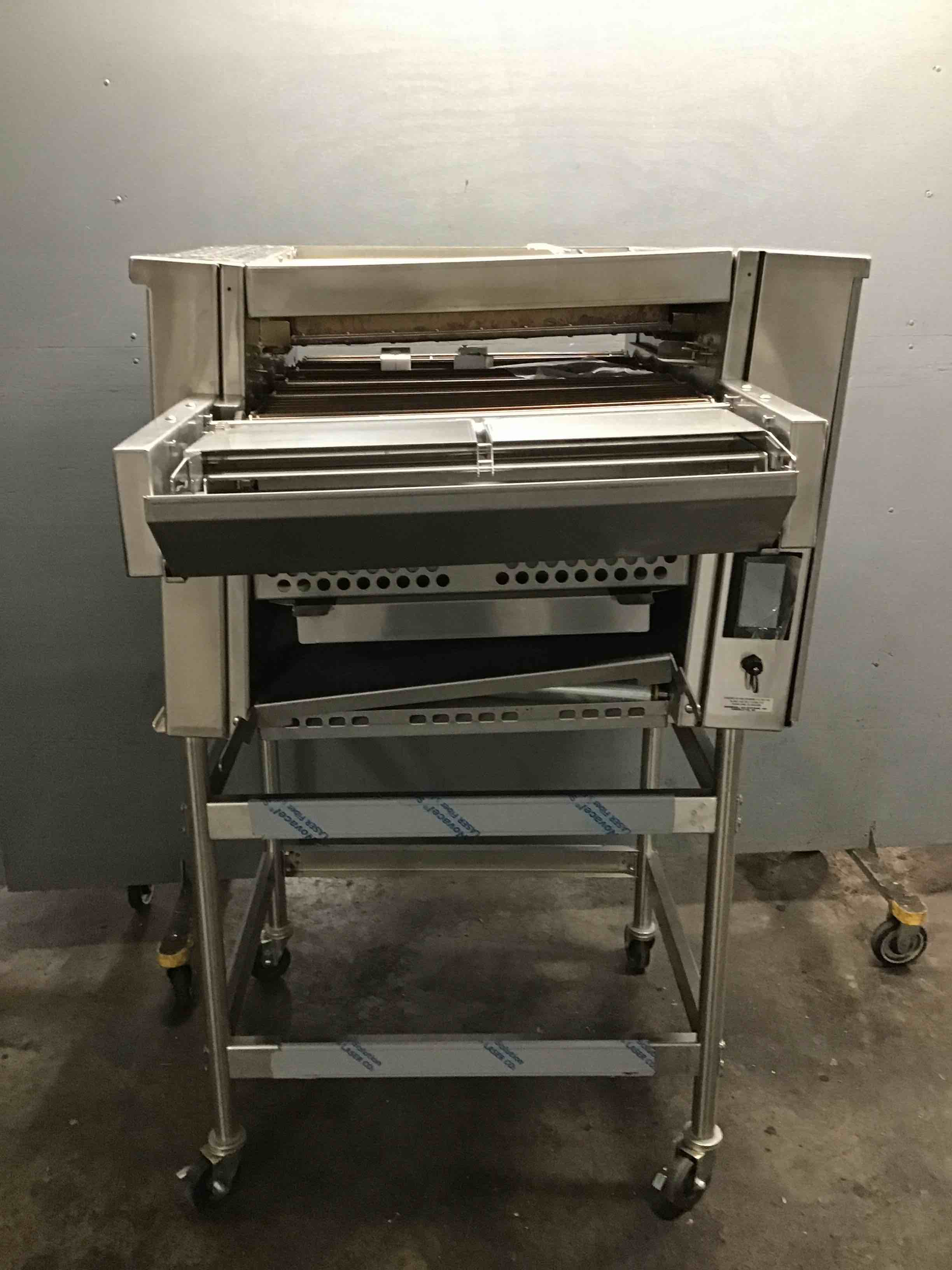 Marshall Stainless Steel Natural Gas Broiler on Casters 