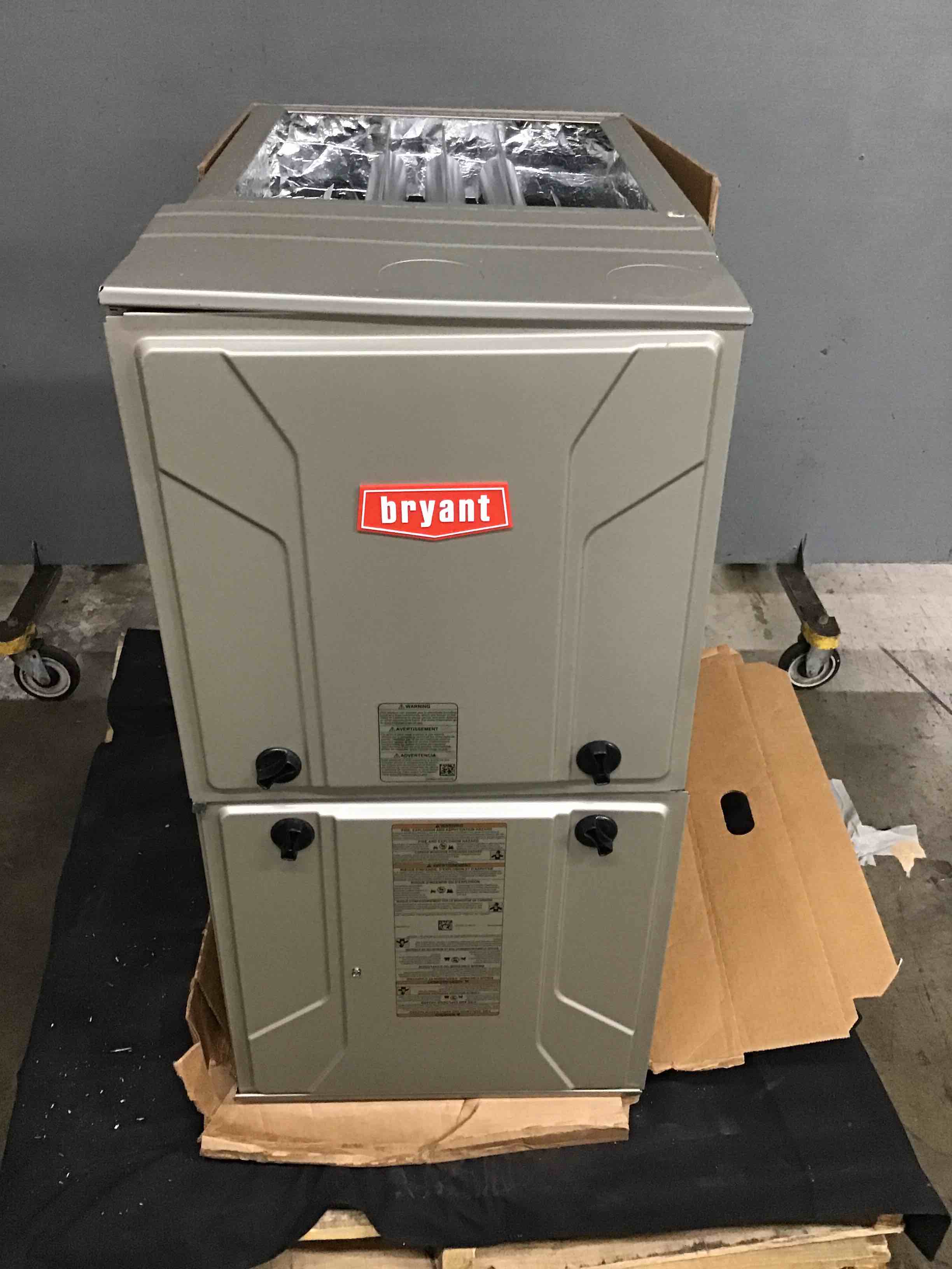 Bryant 2023 Single Stage 35 Inch Tall 4-Way Multipurpose High Efficiency Condensing Gas Furnace 