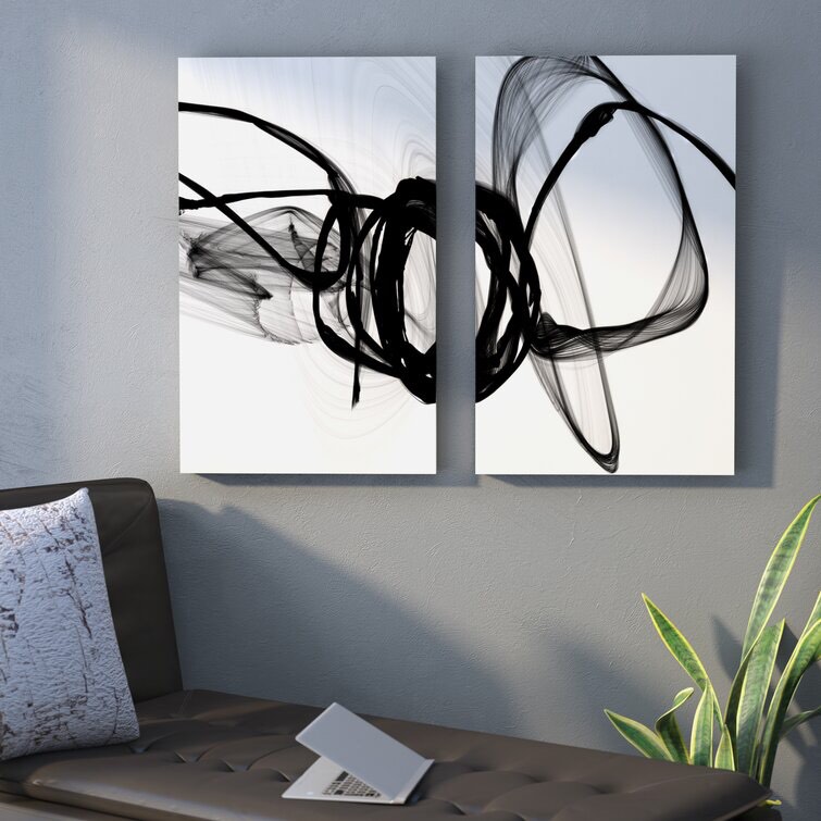 18" H x 24" W x 2" D That Energy Framed 2 Pieces by Irena Orlov Print