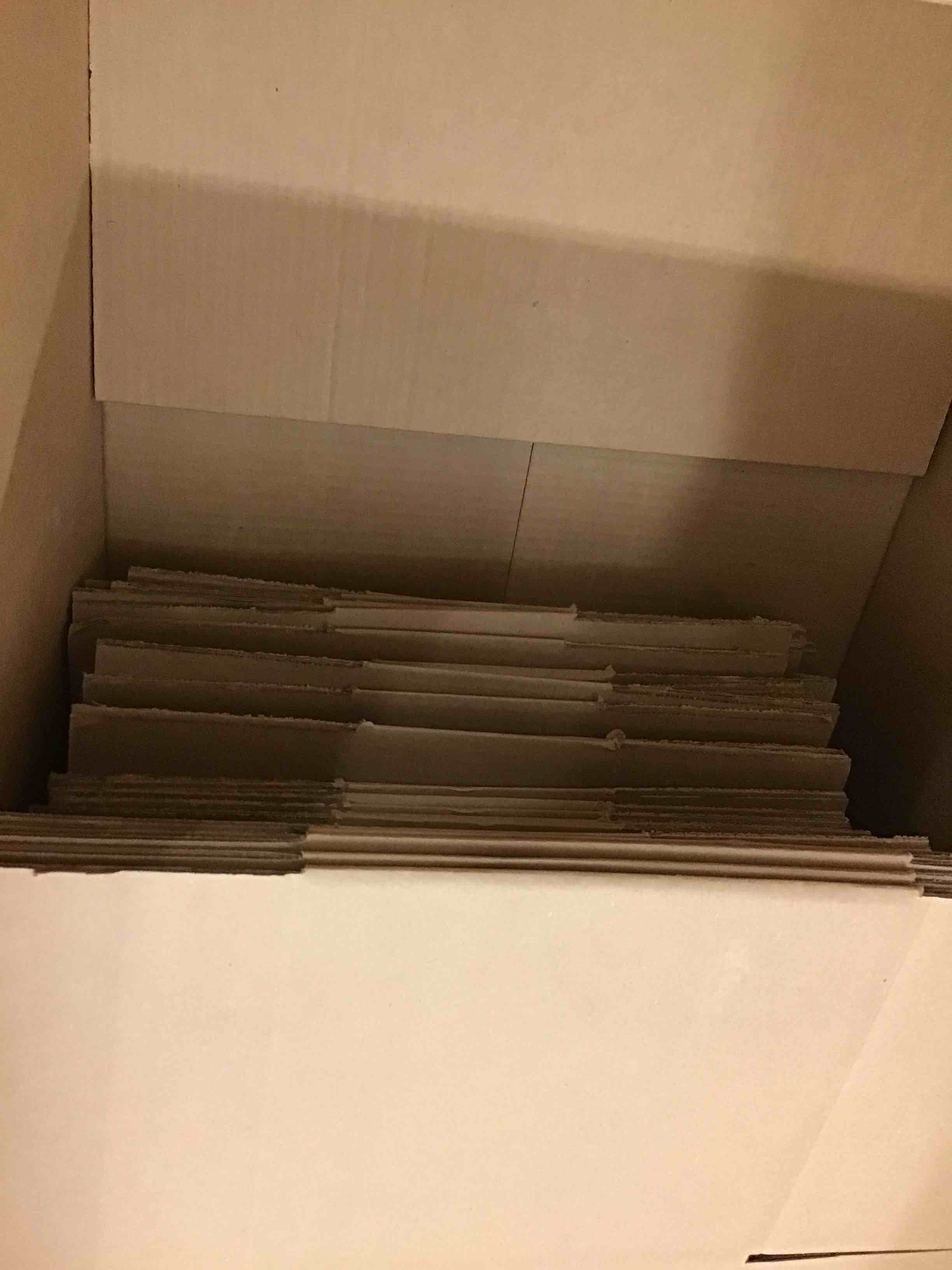 assorted sizes moving boxes