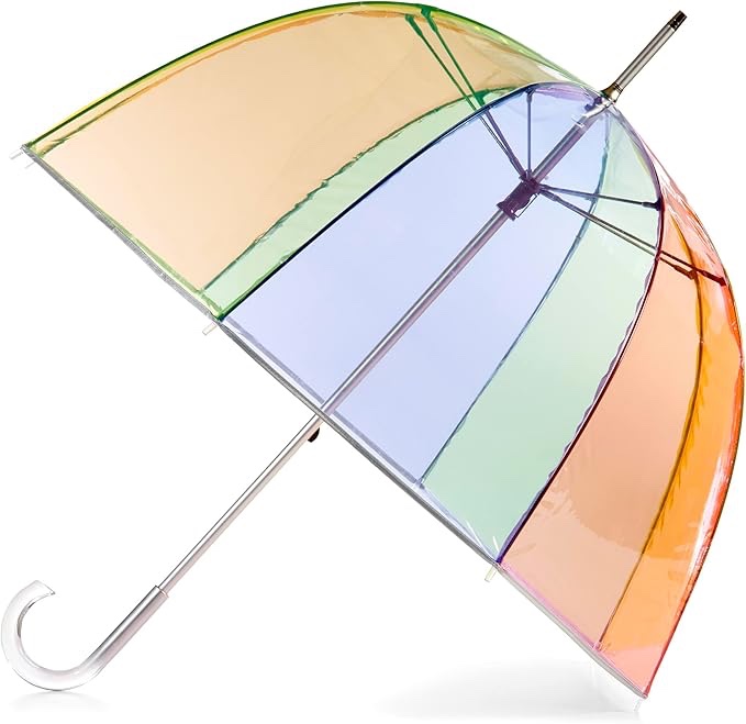totes Kids Clear Bubble Umbrella with Easy Grip Handle
