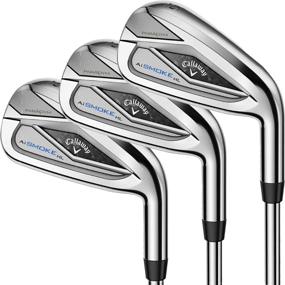 Callaway Golf Paradym AI Smoke HL Iron Set (Right Hand, 5PS, Graphite, Stiff) Set of 7