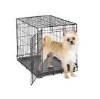 Midwest Homes for Pets Newly Enhanced Single & Double Door iCrate Dog Crate, Includes Leak-Proof Pan, Floor Protecting Feet, Divider Panel & New Patented Features