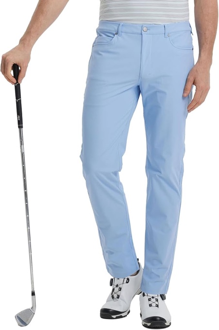 M MAELREG Golf pants regular fit pro flex pants powder blue 32x30 