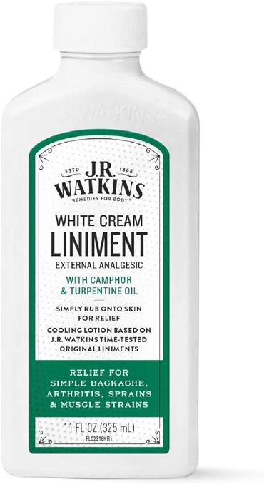 J.R. Watkins White Cream Liniment, 11 Ounce, Pack of 2