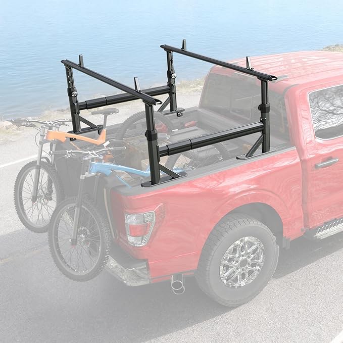 adjustable ladder rack compatible with f150, Silverado 1500, ram 1500 c1570v06