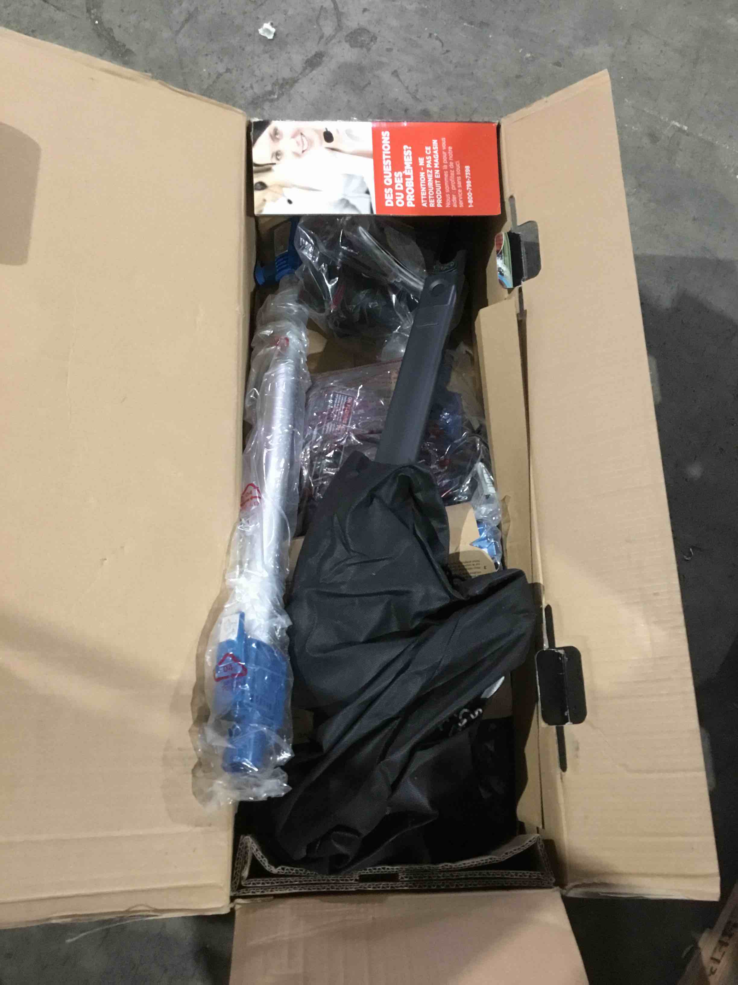 Condition photo showing As Is for Shark Rocket Duo Clean Vacuum Hv381