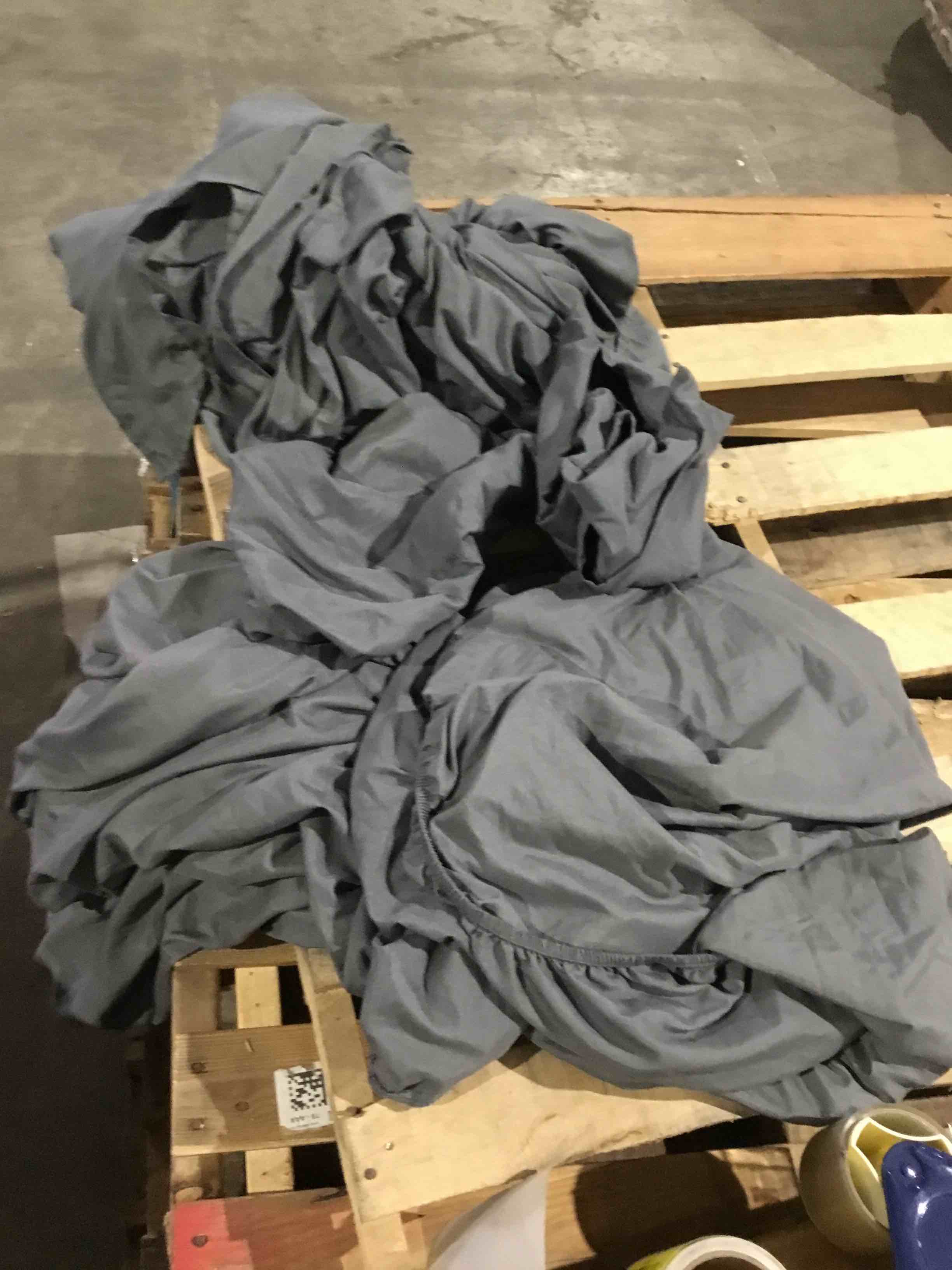 Condition photo showing As Is for Utopia Bedding King Sheet Set – 4 Piece Bed Sheets for King Size Bed, Soft and Breathable Microfiber, Includes 1 Fitted Sheet, 1 Flat Sheet and 2 Pillowcases (Grey)