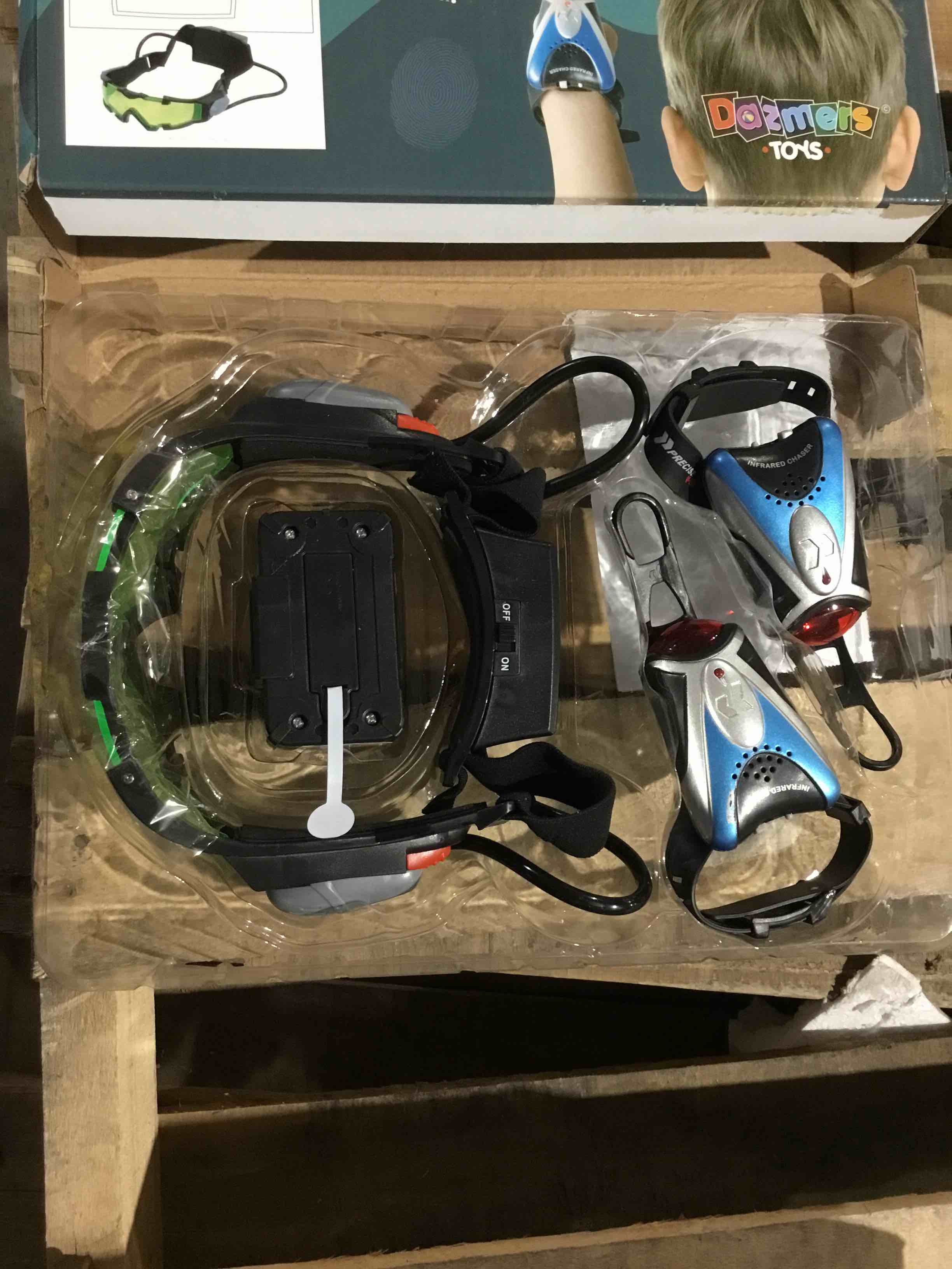 Condition photo showing New/Like New for Spy Set for Kids - Kids Spy Gadgets Kit - Night Vision Goggles  Invisible Pen  Flashlight  Micro Listener - Surveillance Toys