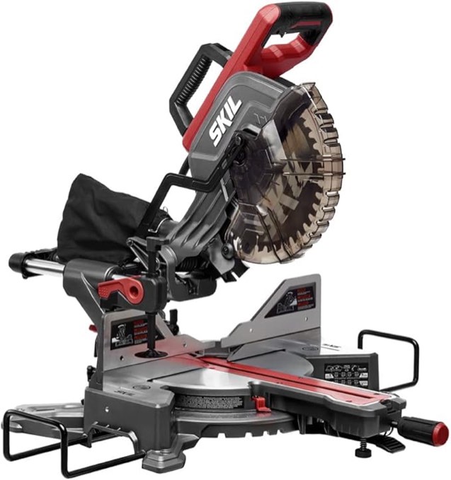 skil 10" dual bevel sliding compound miter saw - ms6305-00