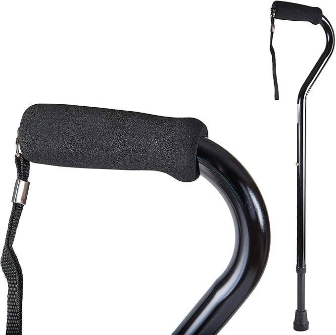 dmi walking cane and walking stick for adult men and women, fsa eligible, lightweight and adjustable from 30-39 inches, supports up to 250 pounds with ergonomic hand grip