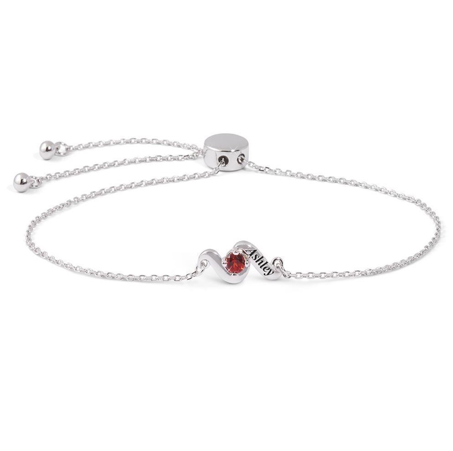 The Personalized Name/Birthstone Bracelet