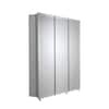  Croydex Acadia 30 in. W x 30 in. H Triple Door White Steel Surface Mount Medicine Cabinet with Mirror