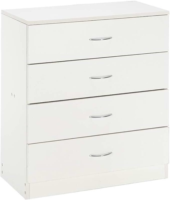 4 Drawer Dresser - White ( INCOMPLETE )