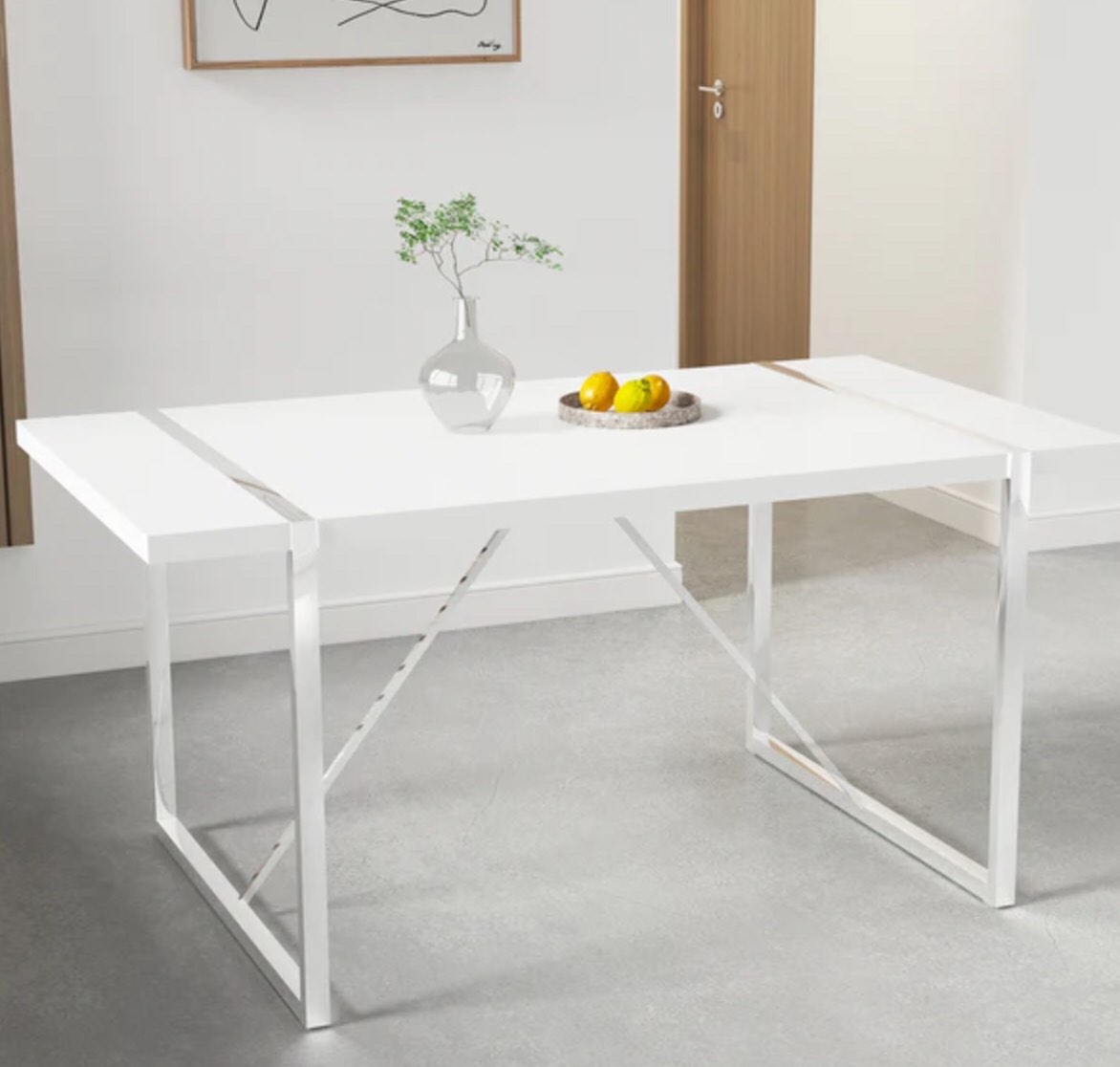 DINING TABLE F-1529-WH-14080