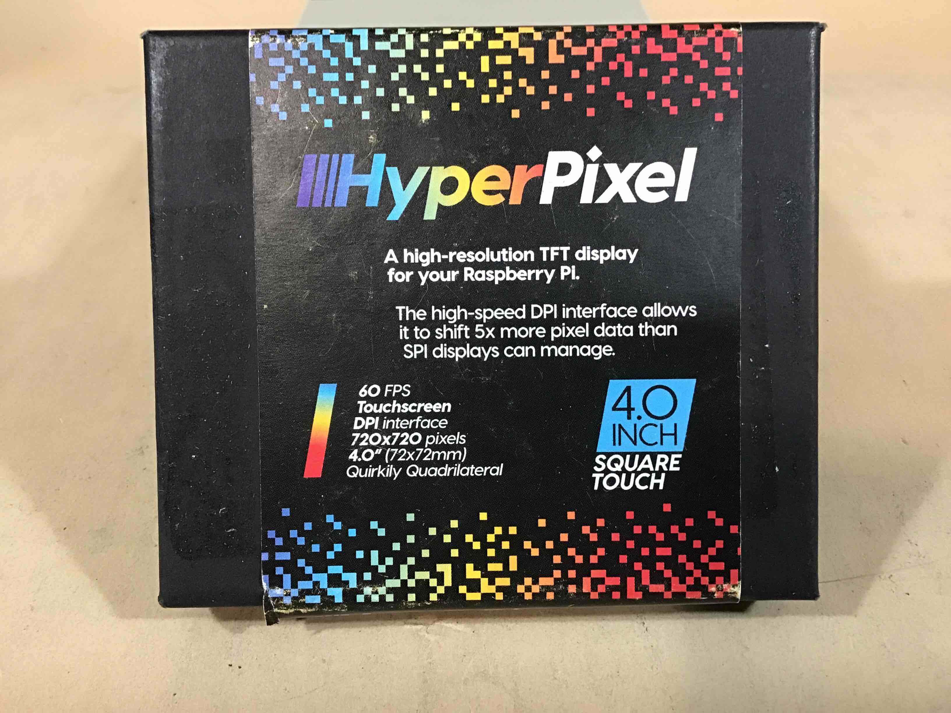 HyperPixel TFT Display For Raspberry Pi 