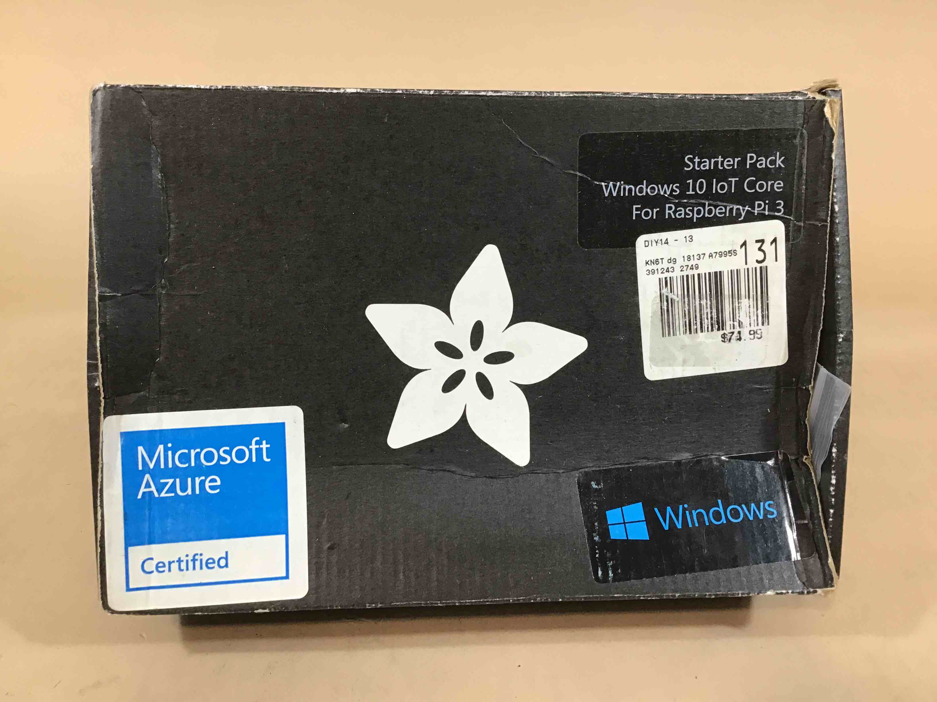 Adafruit Windows 10 IoT Cor for Raspberry Pi 3