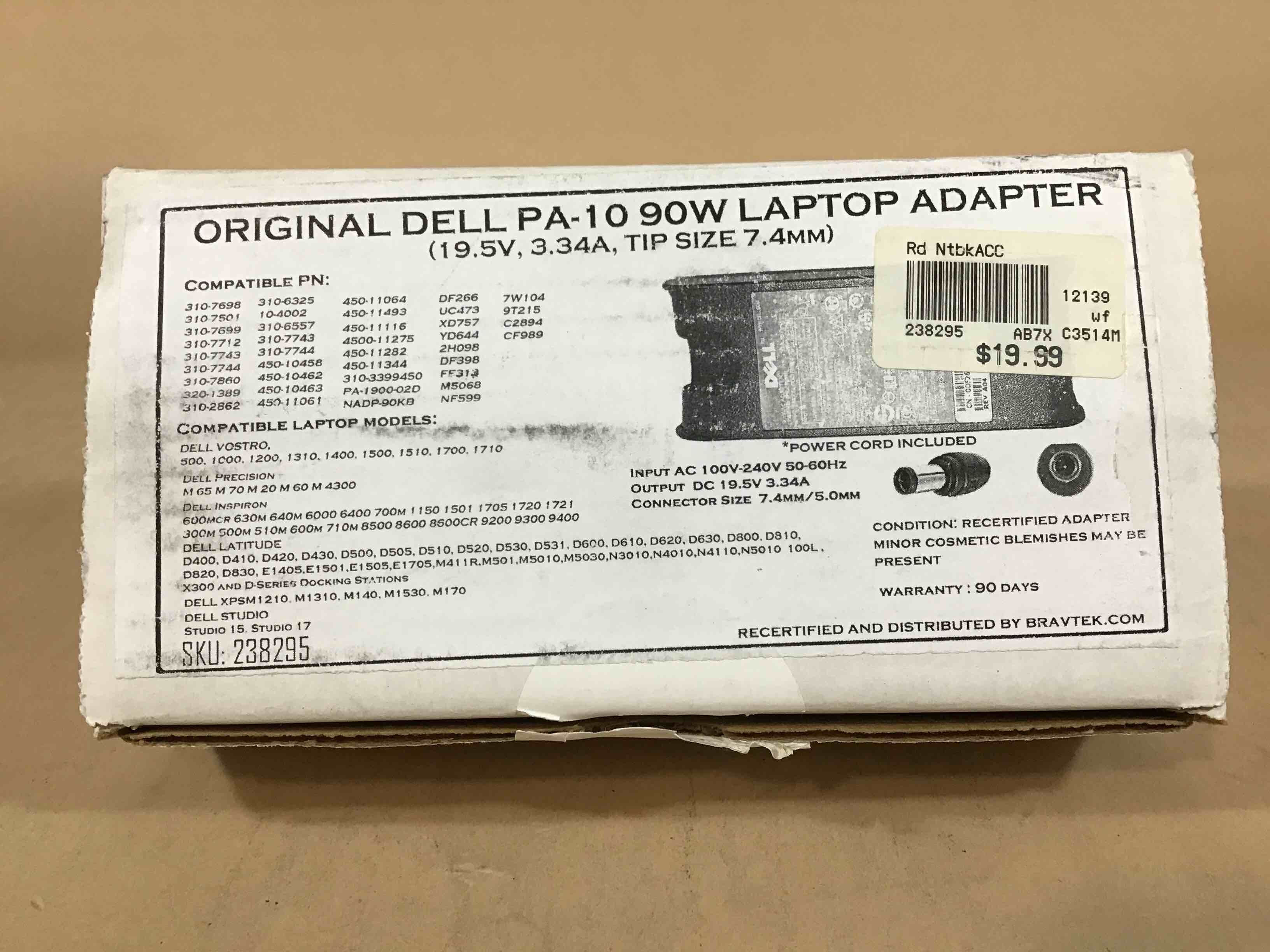 Dell 90w Laptop Adapter 
