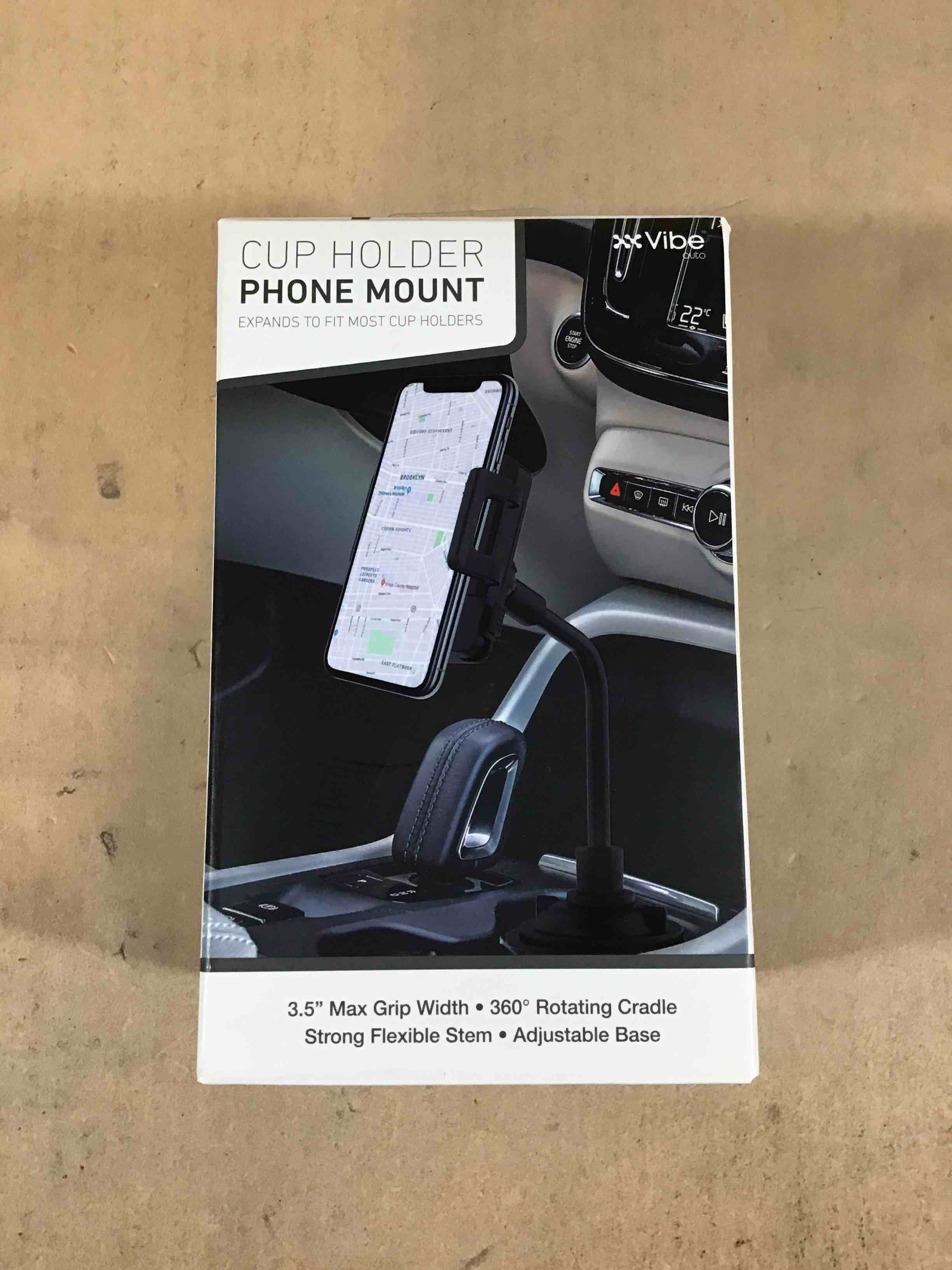 Vibe Auto Cup Holder Phone Mount 