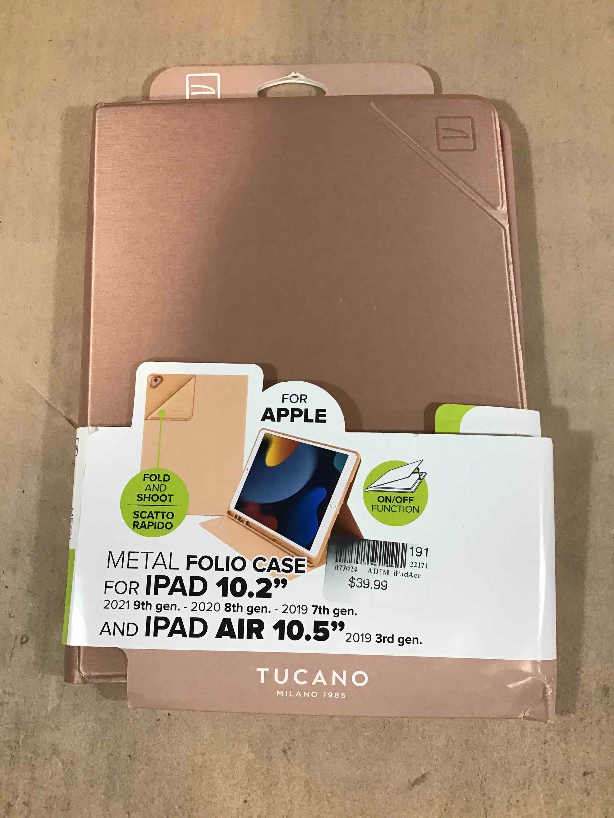 Tucano iPad Case 10.2”-10.5”