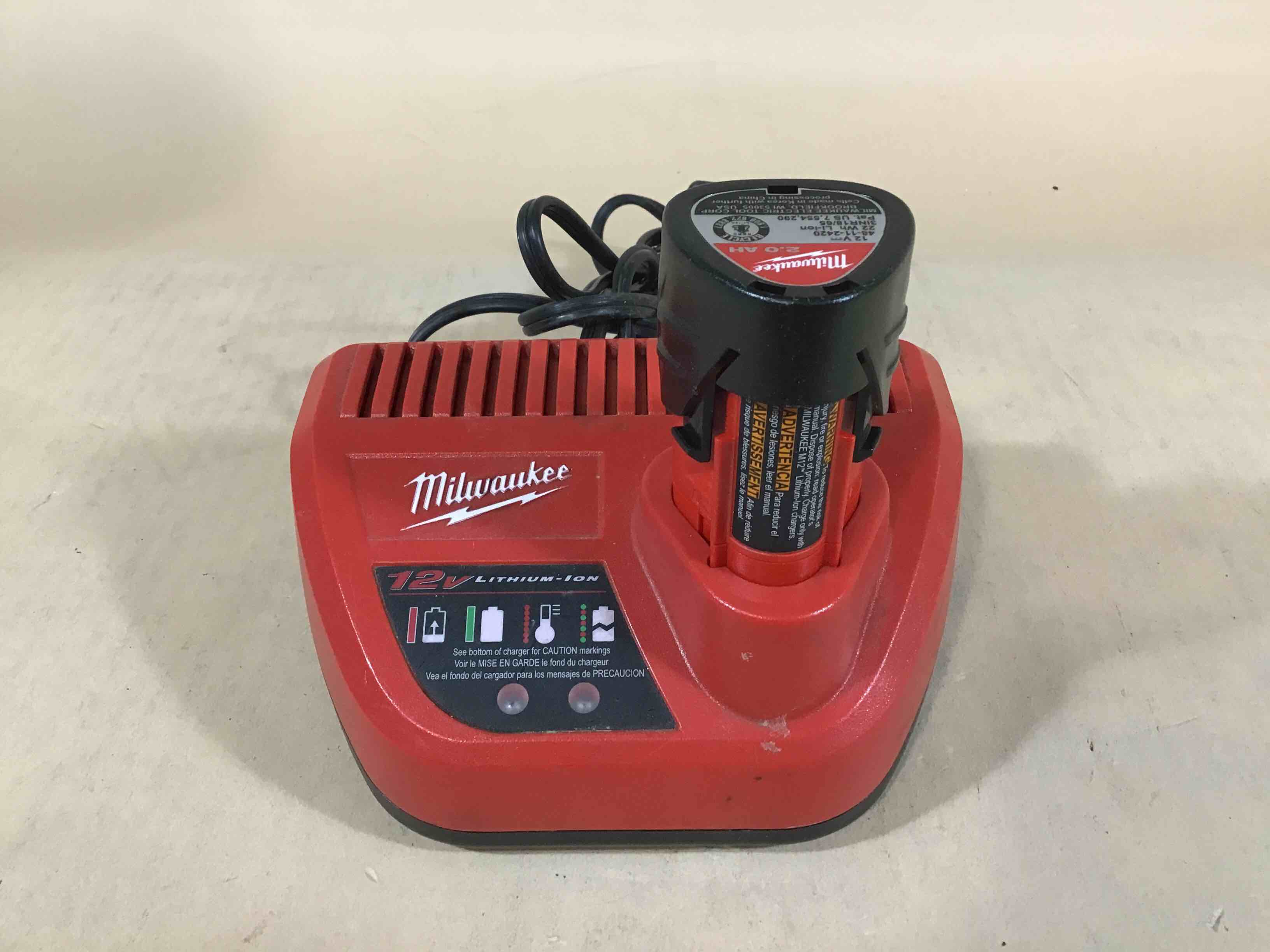 Milwaukee Battery and Charger 