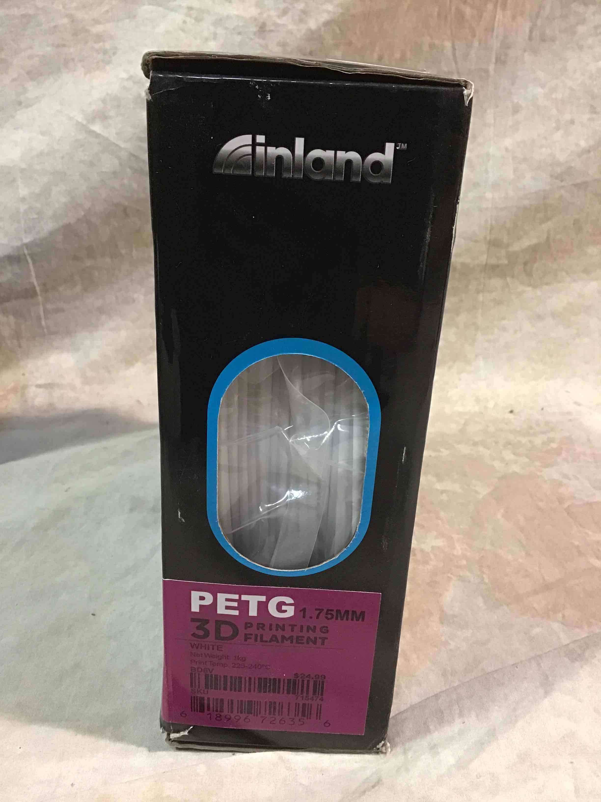Inland PETG 1.75MM 3D Printing Filament