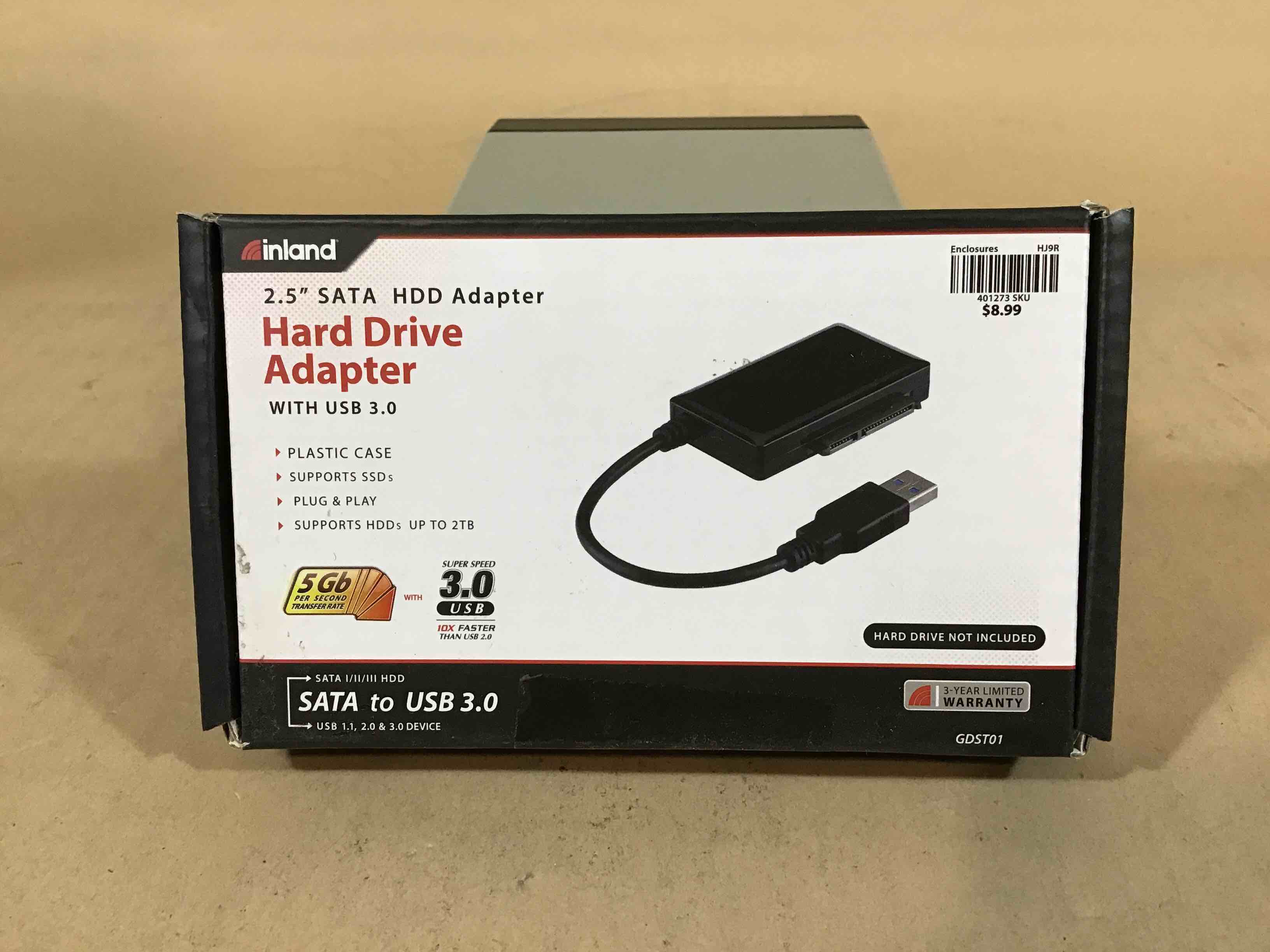 Inland Hard Drive Adapter 