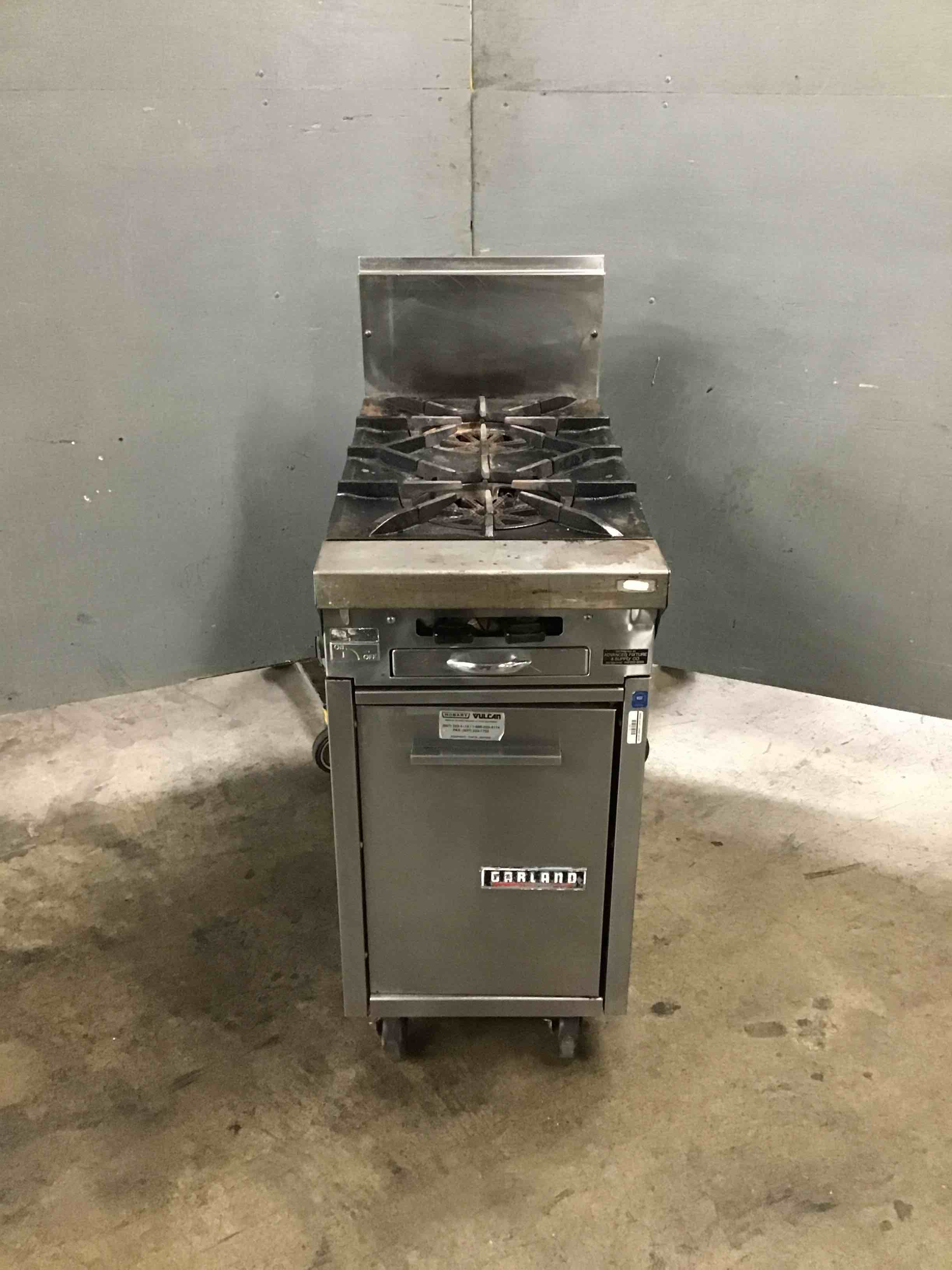 GARLAND NATURAL GAS 2-BURNER RANGE 