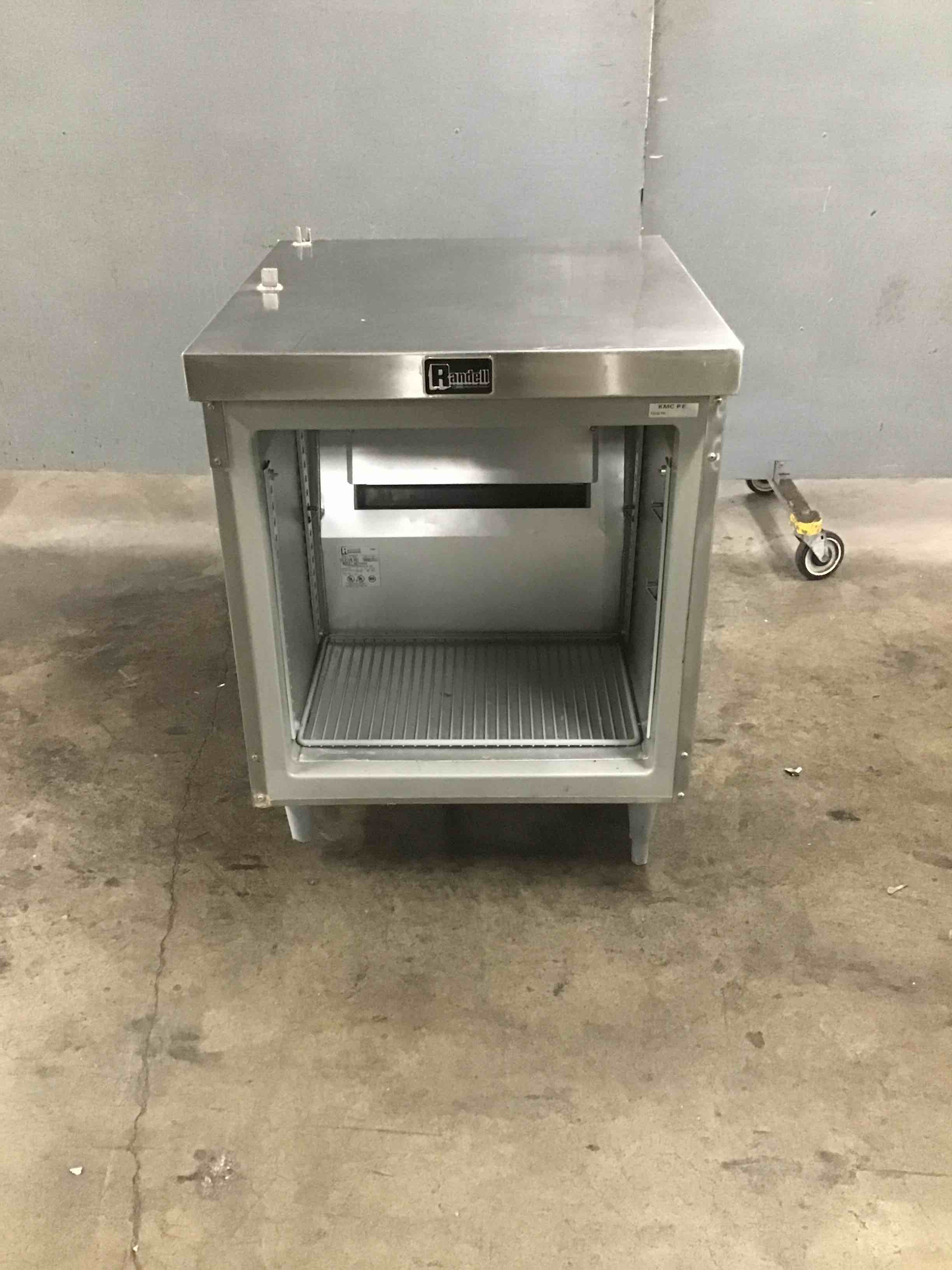 RANDELL 27 INCH STAINLESS STEEL UNDER COUNTER REFRIGERATOR 