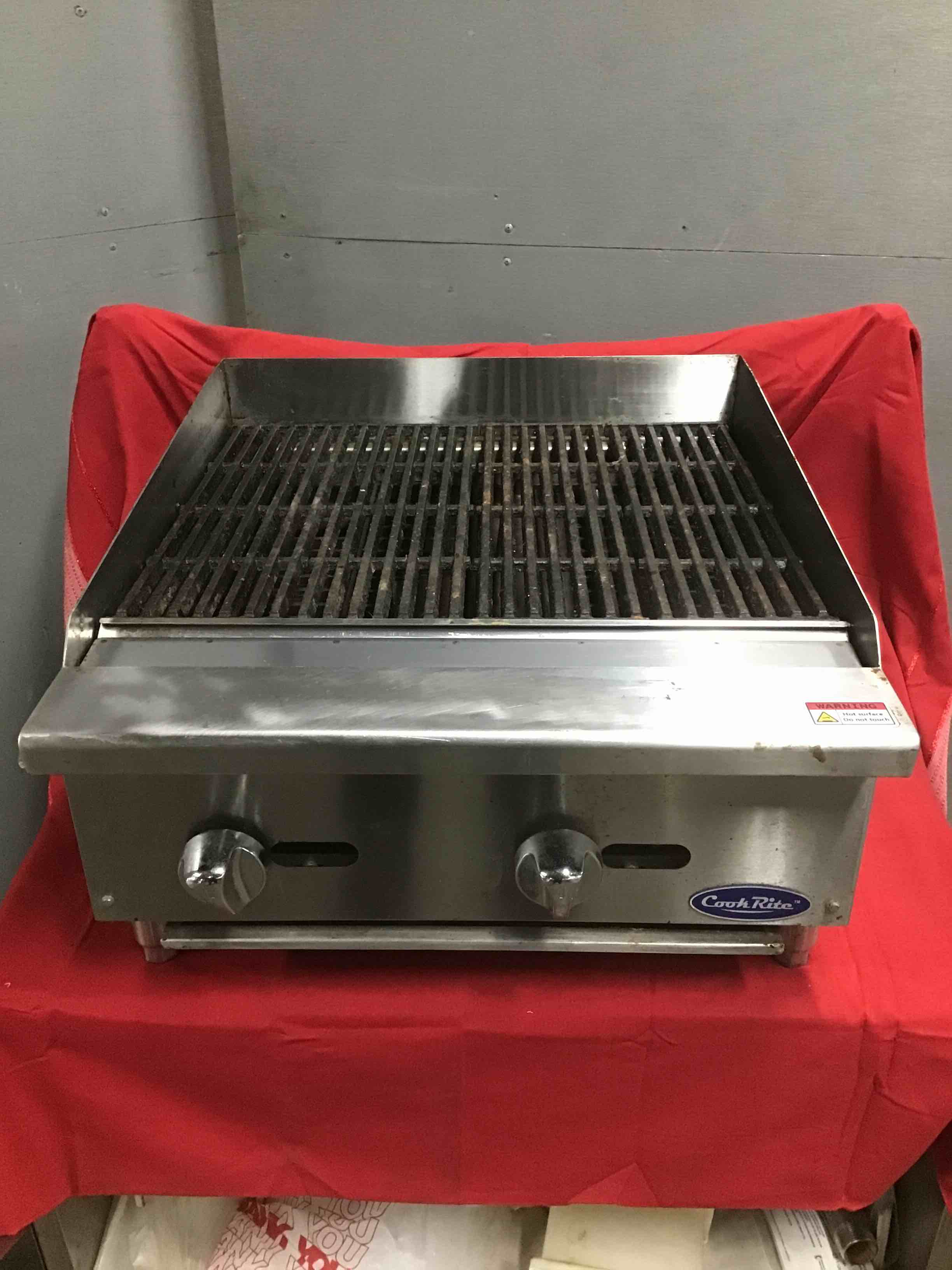 COOK RIGHT 24 INCH STAINLESS STEEL GAS CHARBROILER 