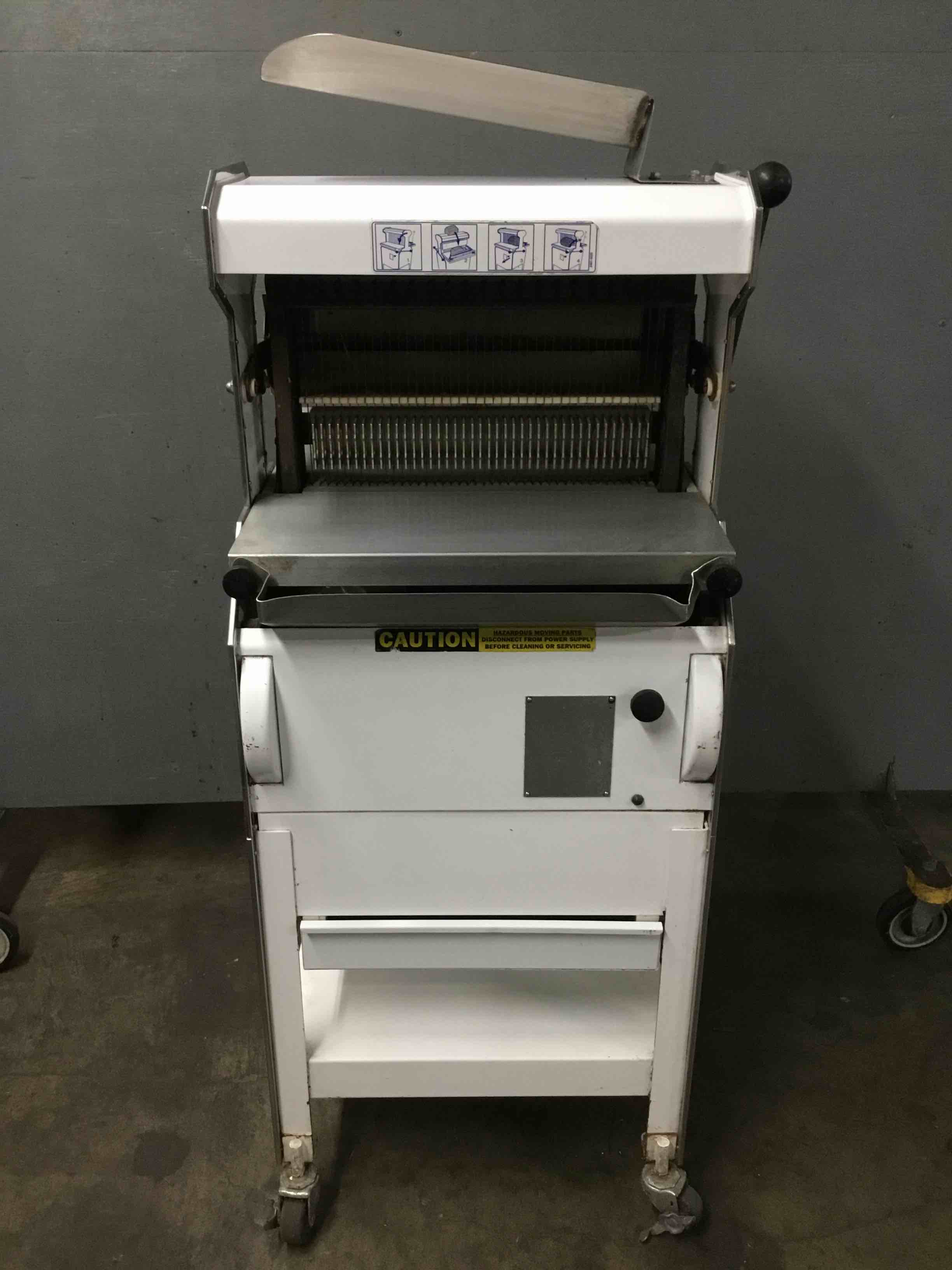 Oliver 1/2-Inch Thickness Bread Slicer on Casters