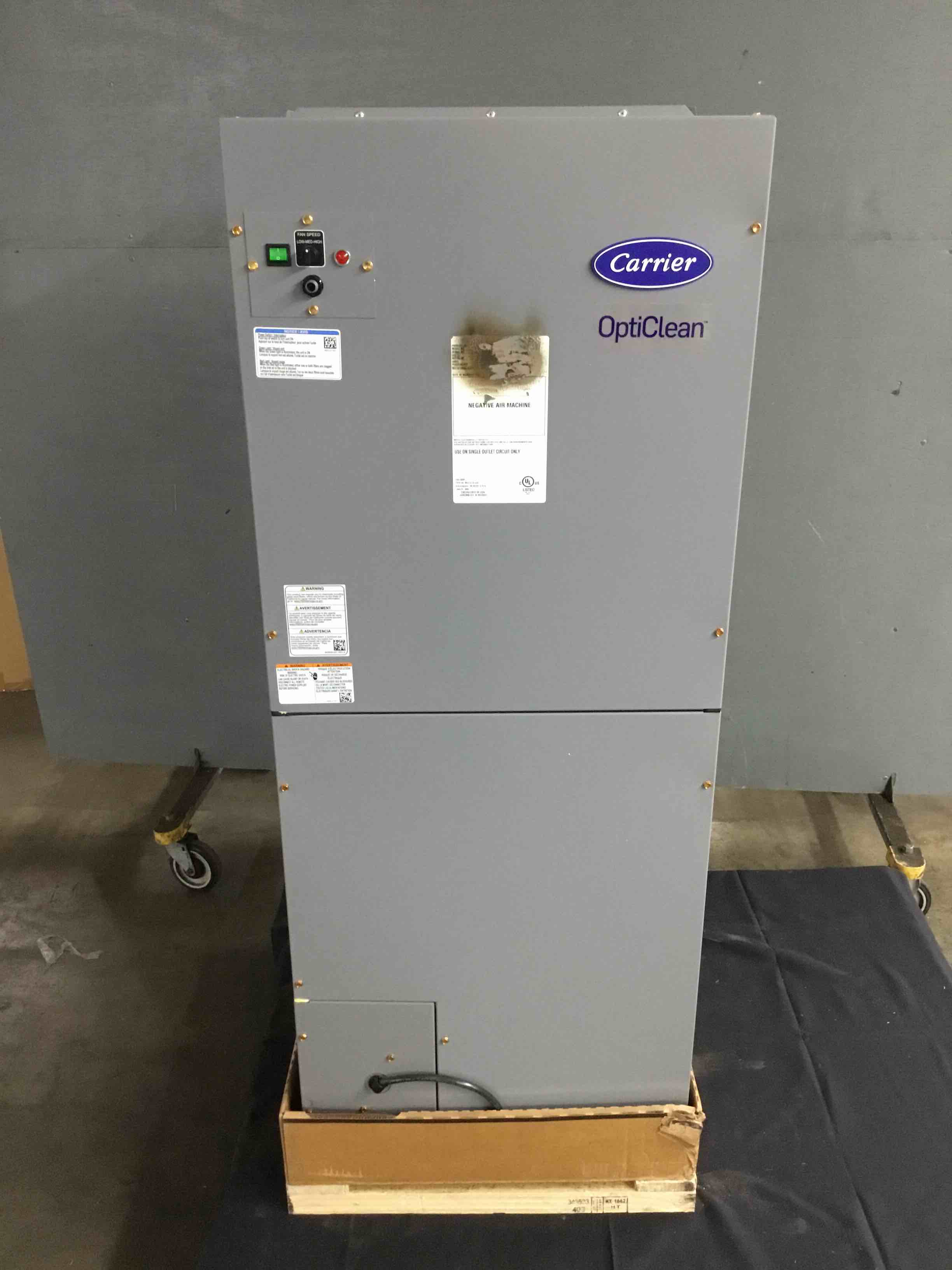Carrier OptiClean Dual-Mode Air Scrubber And Negative Air Machine