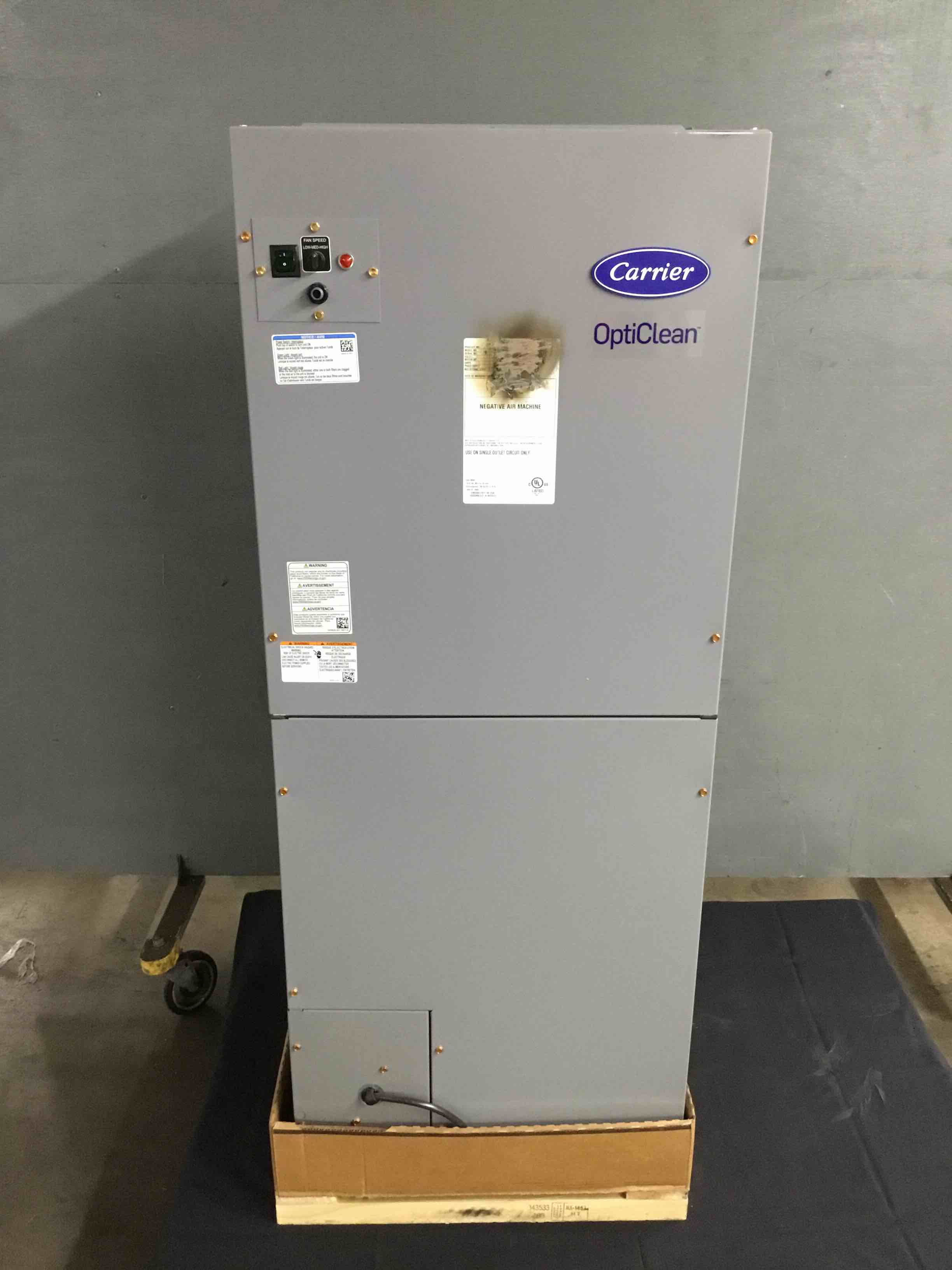 Carrier OptiClean Dual-Mode Air Scrubber And Negative Air Machine