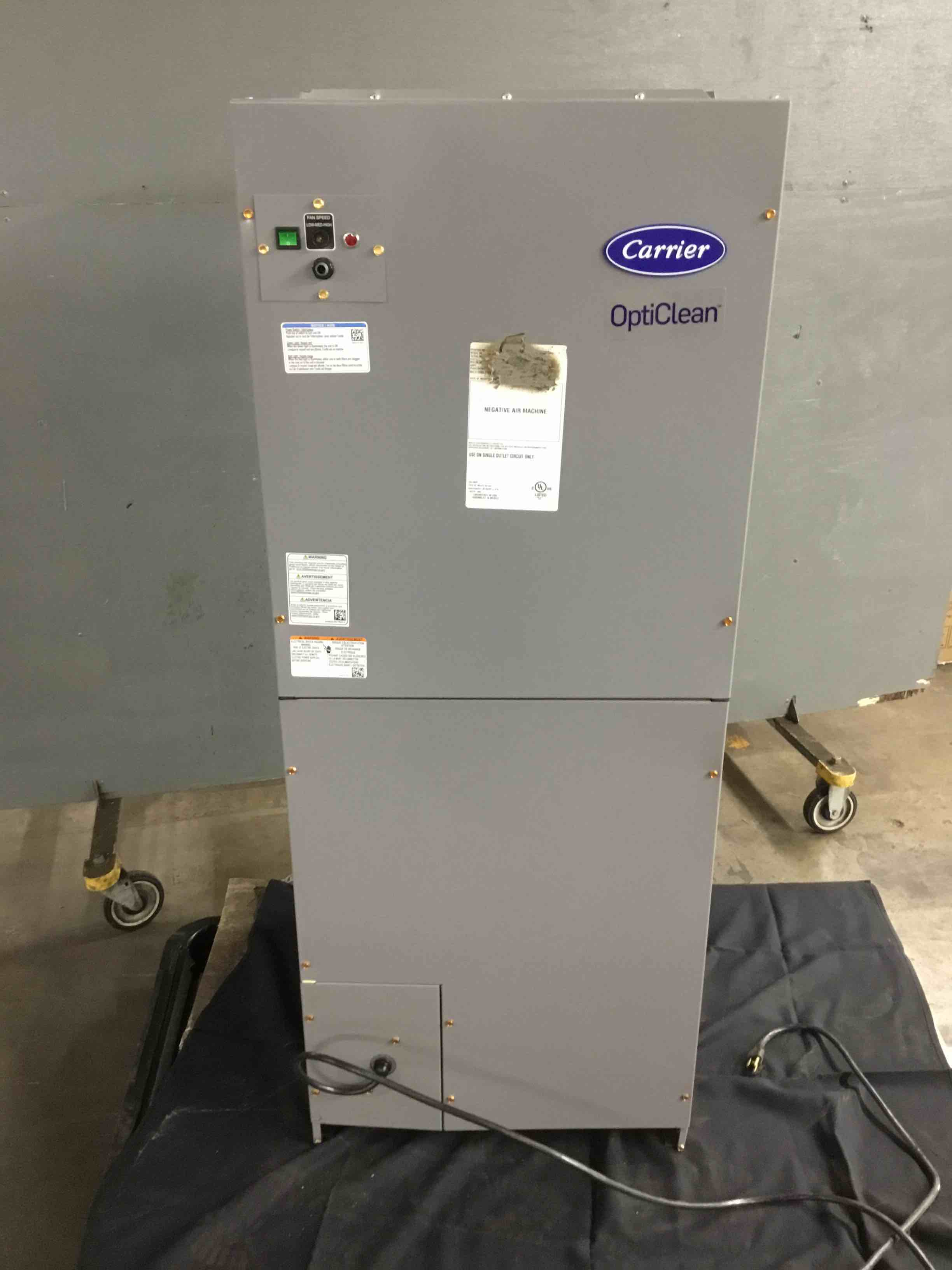 Carrier OptiClean Dual-Mode Air Scrubber And Negative Air Machine