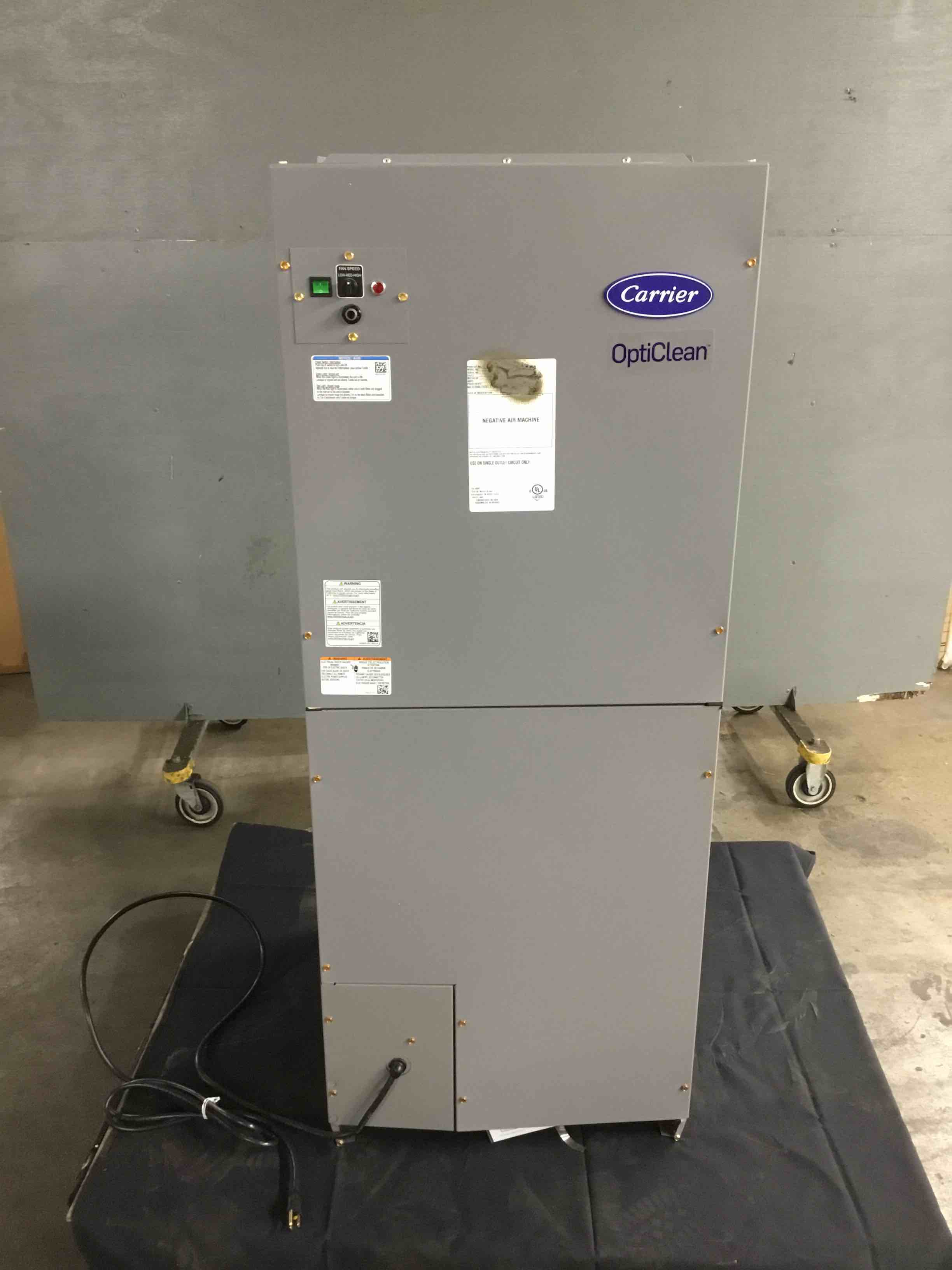 Carrier OptiClean Dual-Mode Air Scrubber And Negative Air Machine