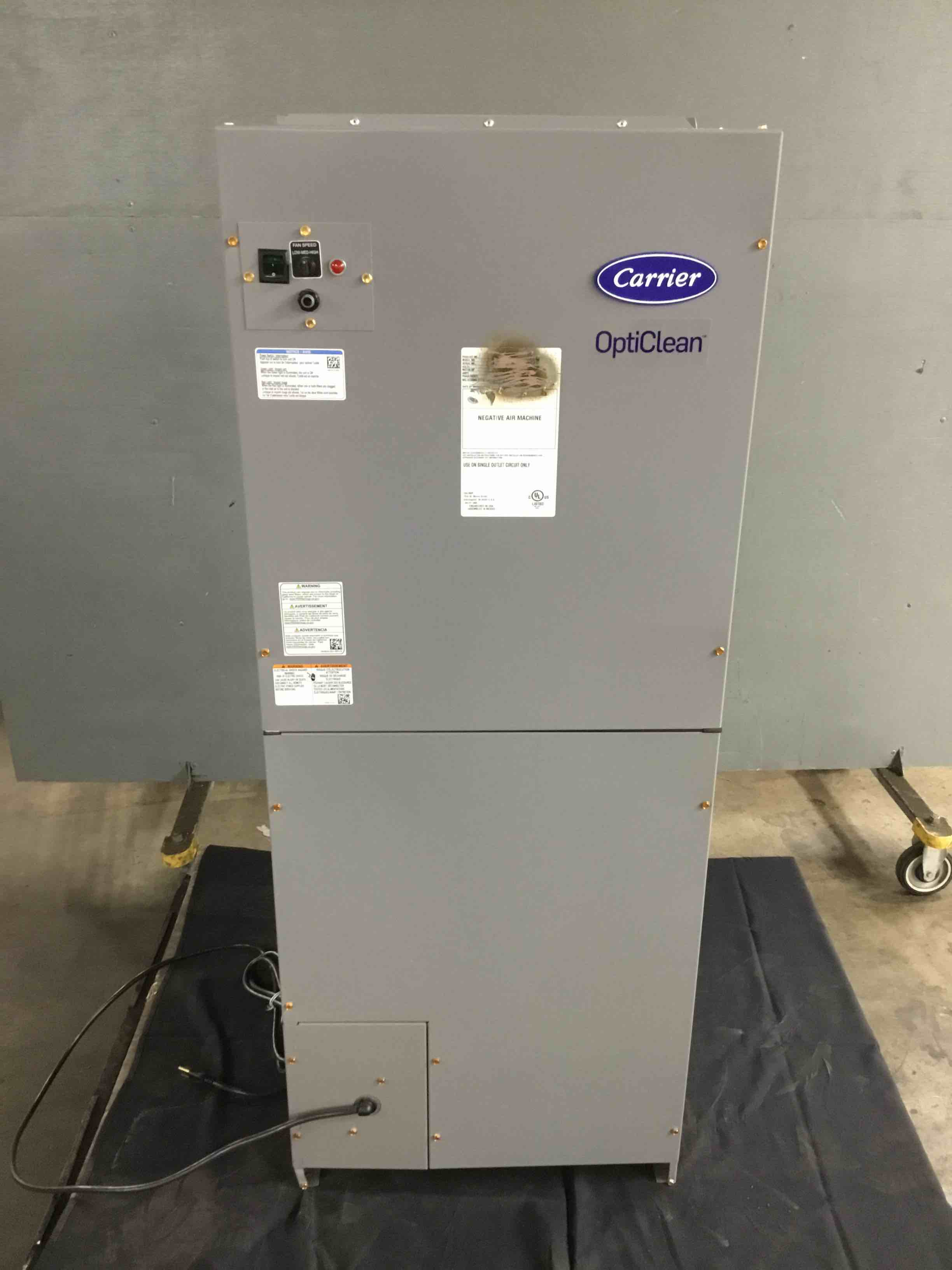 Carrier OptiClean Dual-Mode Air Scrubber And Negative Air Machine