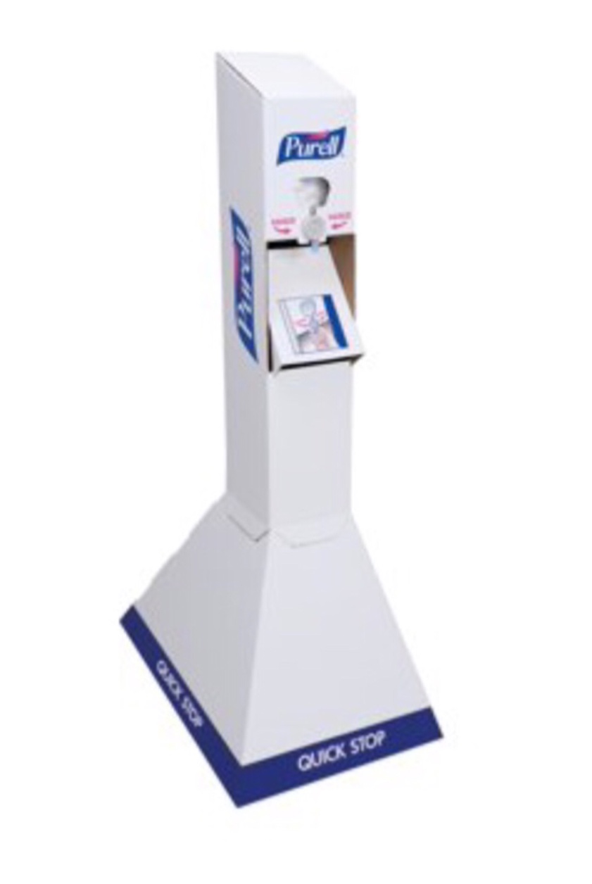 Purell Quick Floor Stand Kit Gel Hand Sanitizer Dispenser (2156-02-QFS) 