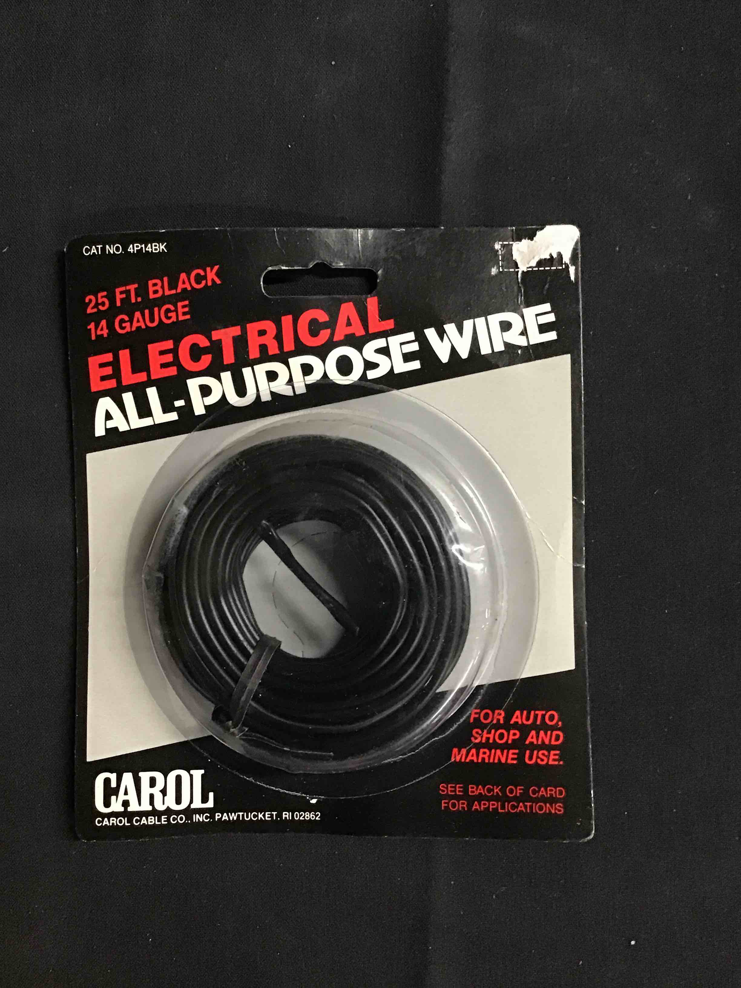 25 Foot 14 Gauge Electrical All-Purpose Wire