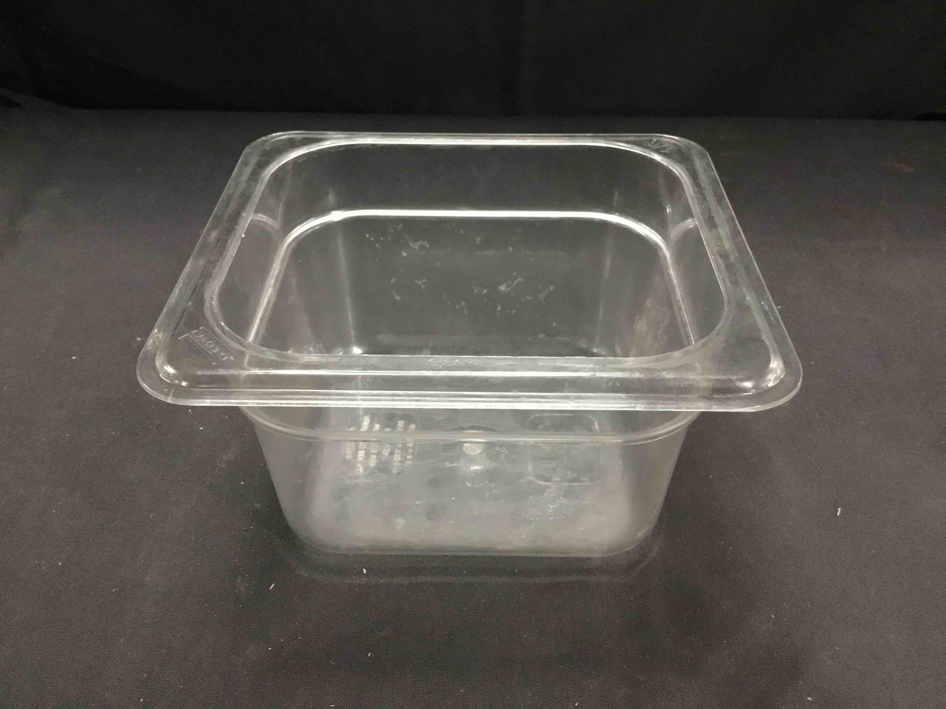 4 Inch Deep One Sixth Size Plastic Insert Pan 
