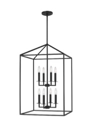 Ellis 8 - Light Lantern Rectangle Chandelier