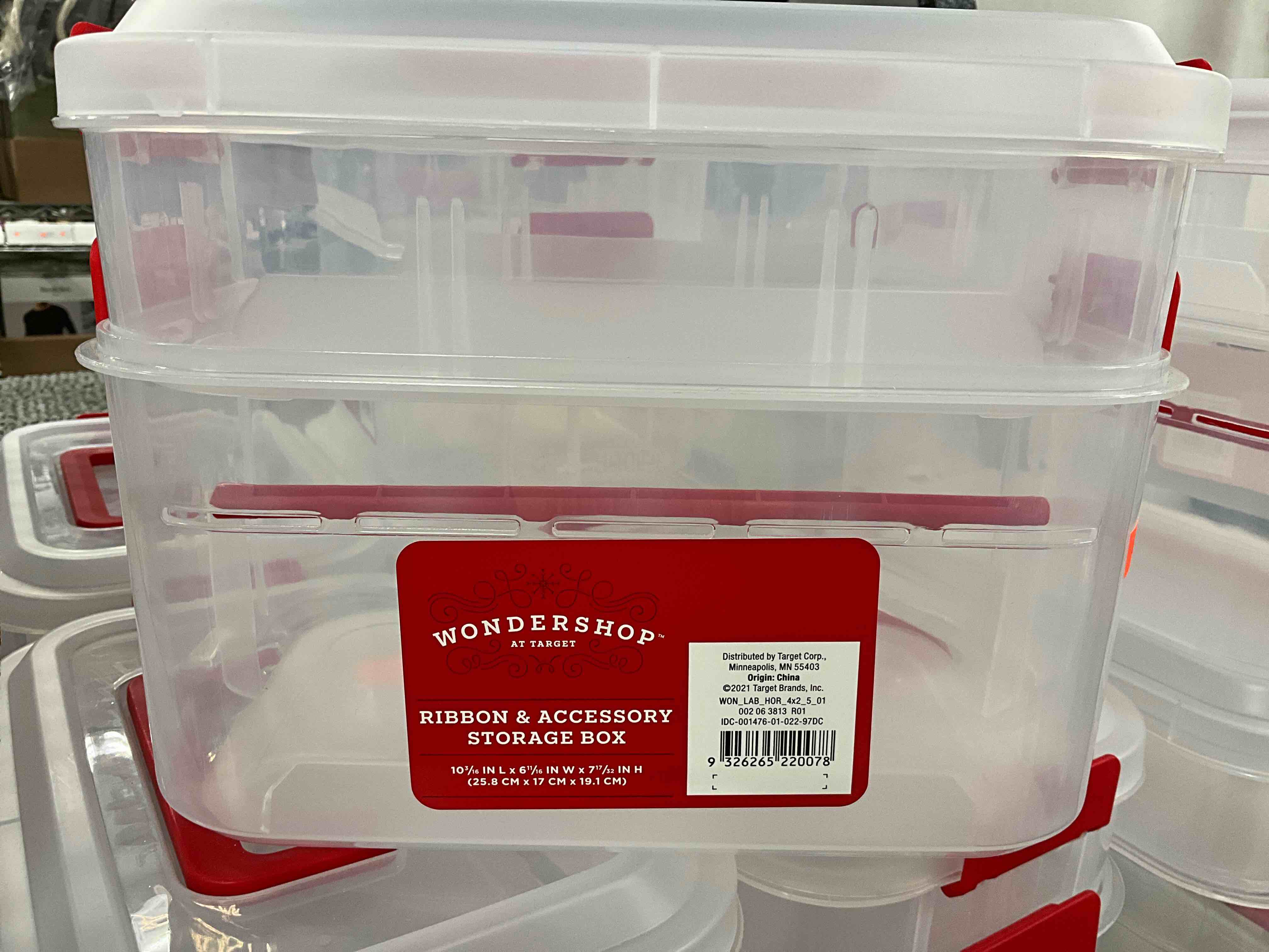 Wondershop Ribbon And Accessory Storage Box